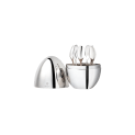 MOOD Coffee Silver-Plated 6-Piece Espresso Spoon Set, MOOD Coffee Flatware Set
