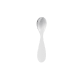 Silver-Plated Baby Spoon - Rose Quartz Serving Utensil