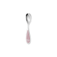 Silver-Plated Baby Spoon - Rose Quartz Serving Utensil