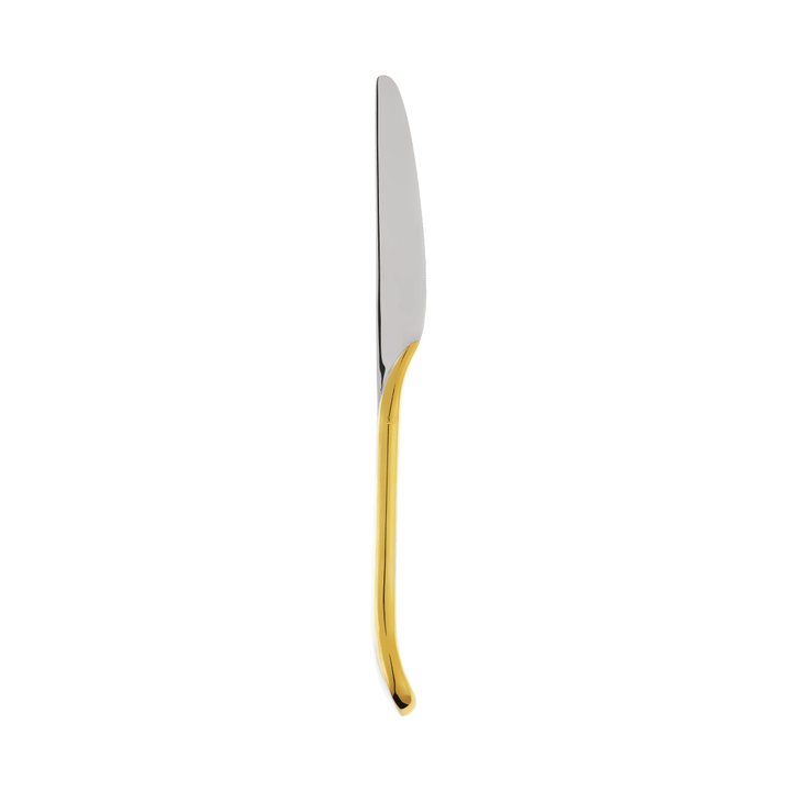 Partially Gilded Silver-Plated Dinner Knife | Carrousel Serving Utensil
