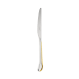 Partially Gilded Silver-Plated Dinner Knife | Carrousel Serving Utensil