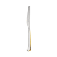 Partially Gilded Silver-Plated Dinner Knife | Carrousel Serving Utensil