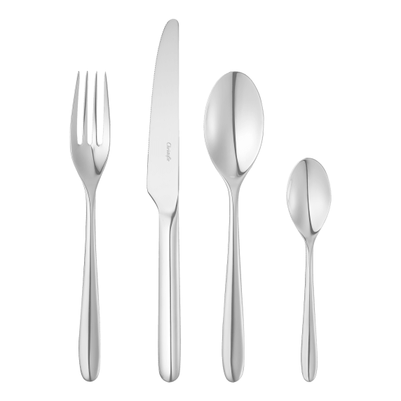 Flatware Set for 6 People (24 Pieces) Essentiel Stainless S