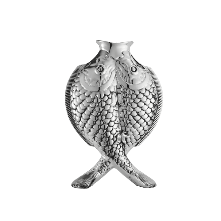 Silver Plated Fish Shape Vase Les Collections Historiques Vases