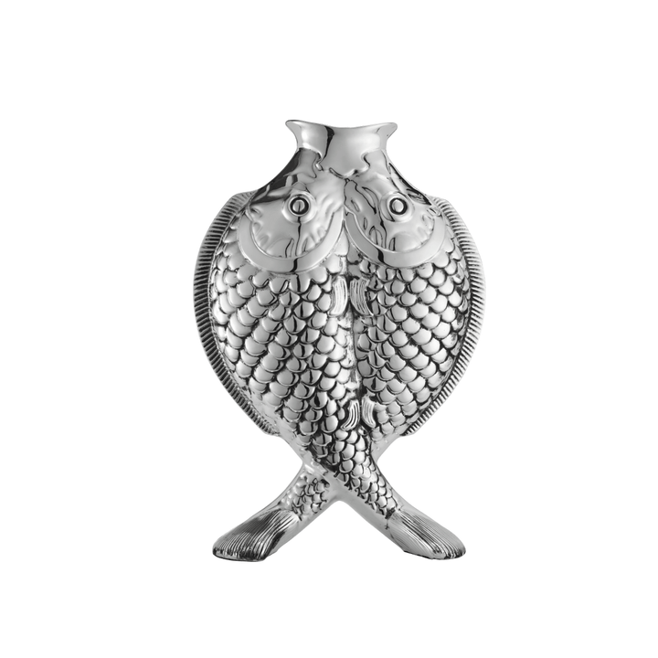 Silver Plated Fish Shape Vase Les Collections Historiques Vases