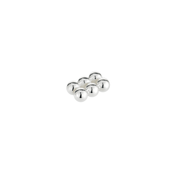 Set of 2 Place Card Holders Perles Silver Plated Flatware Set