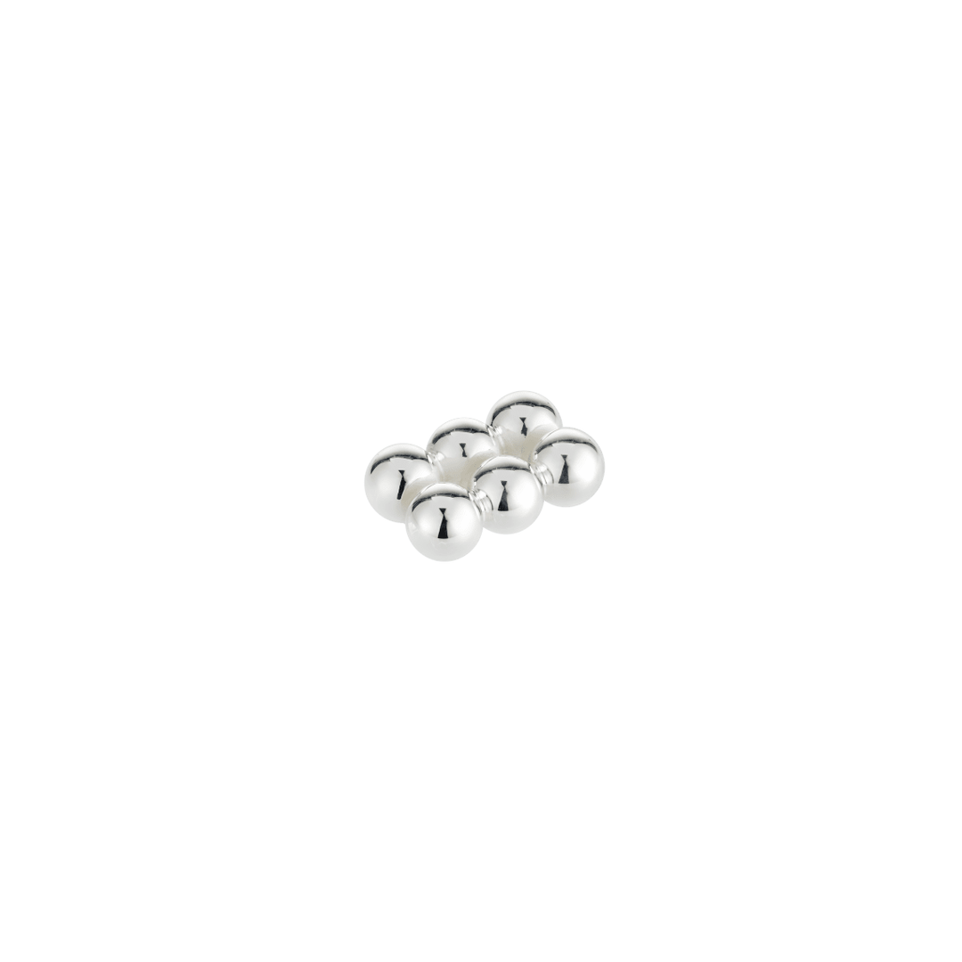 Set of 2 Place Card Holders Perles Silver Plated Flatware Set