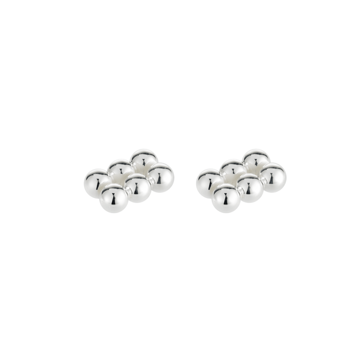 Set of 2 Place Card Holders Perles Silver Plated Flatware Set