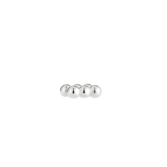 Set of 2 Place Card Holders Perles Silver Plated Flatware Set