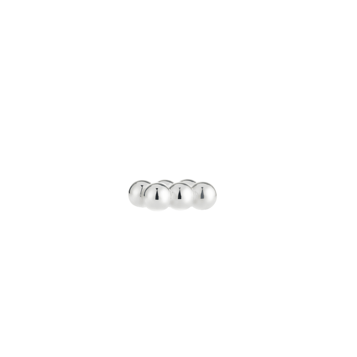 Set of 2 Place Card Holders Perles Silver Plated Flatware Set
