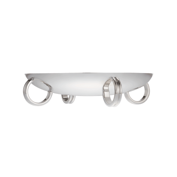 Silver-Plated Four-Ring Centerpiece Fjerdingstad Bowl