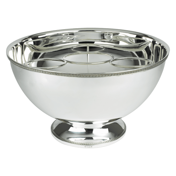 Punch Bowl Malmaison Silver Plated