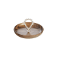 Silver-Plated and Walnut Bowl - 14 Cm | Perles