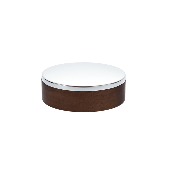 Large Round Box Uni Silver Plated Boxes