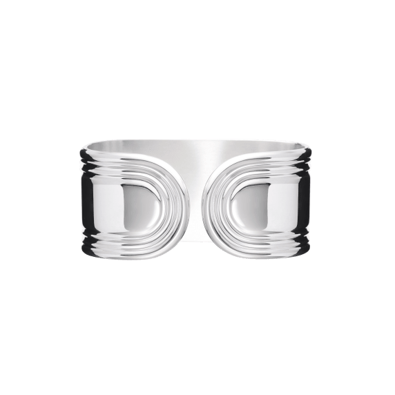 Silver-Plated Opened Napkin Ring, Rosine Napkins