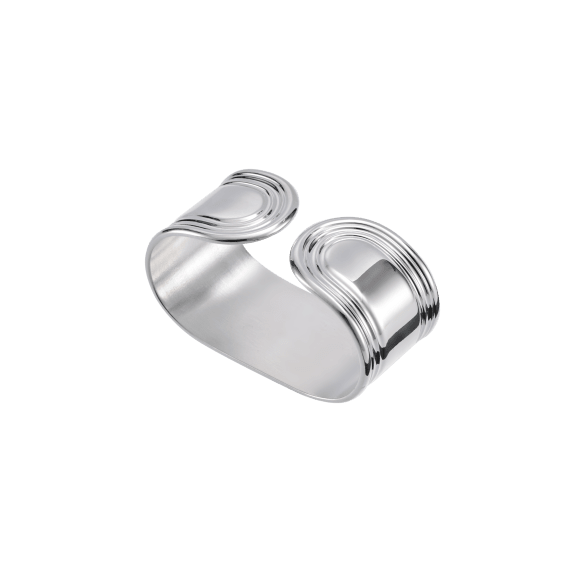 Silver-Plated Opened Napkin Ring, Rosine Napkins