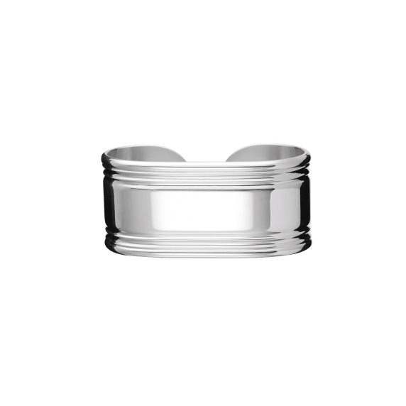 Silver-Plated Opened Napkin Ring, Rosine Napkins