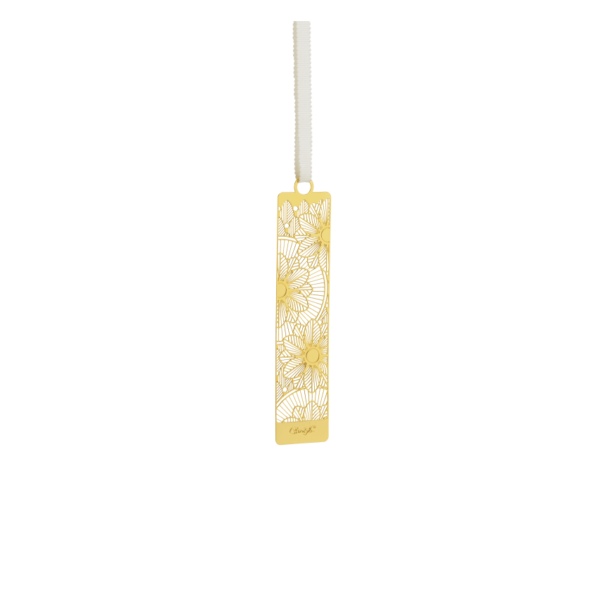 Bookmark Rosette Malmaison Impériale Gilded Metal Flatware Set