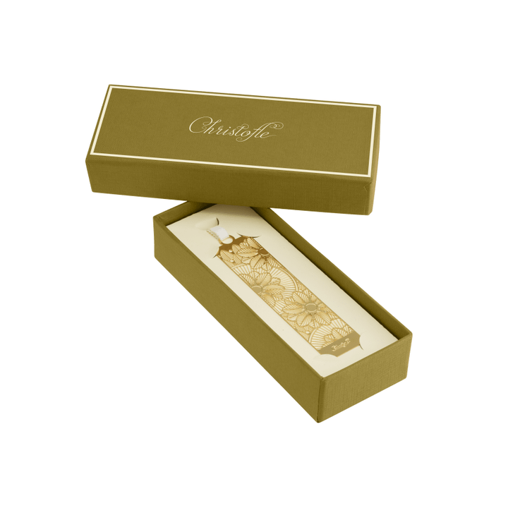 Bookmark Rosette Malmaison Impériale Gilded Metal Flatware Set