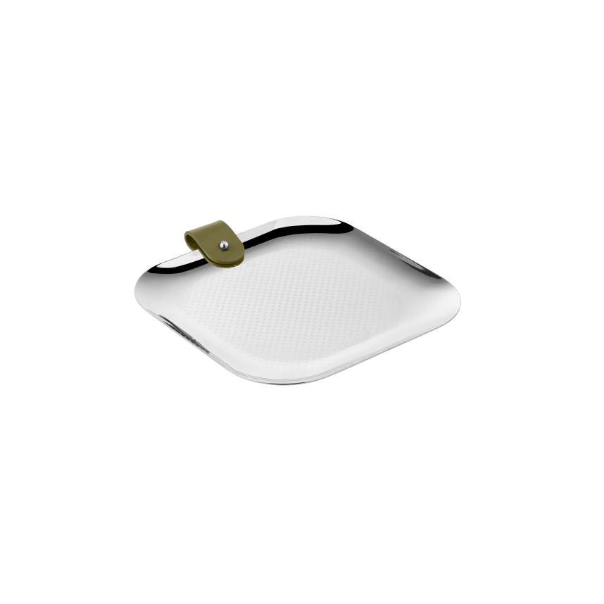 Stainless Steel Trinket Tray Imperial Green Club