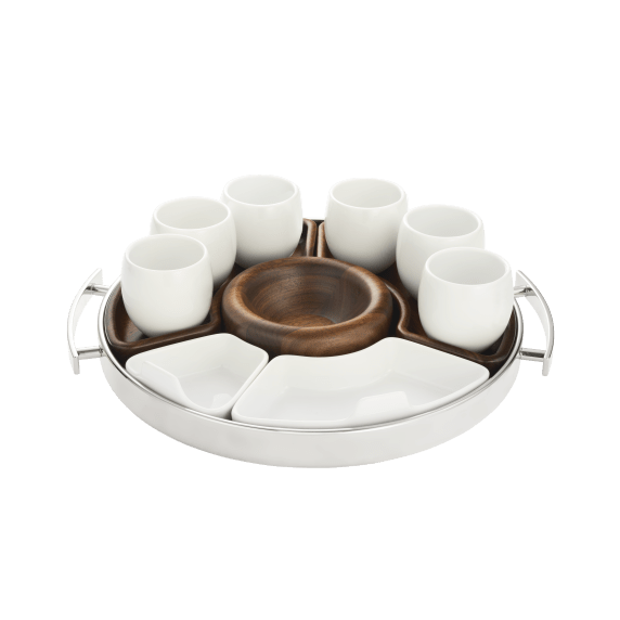 Set of 2 Porcelain Espresso Coffee Cups