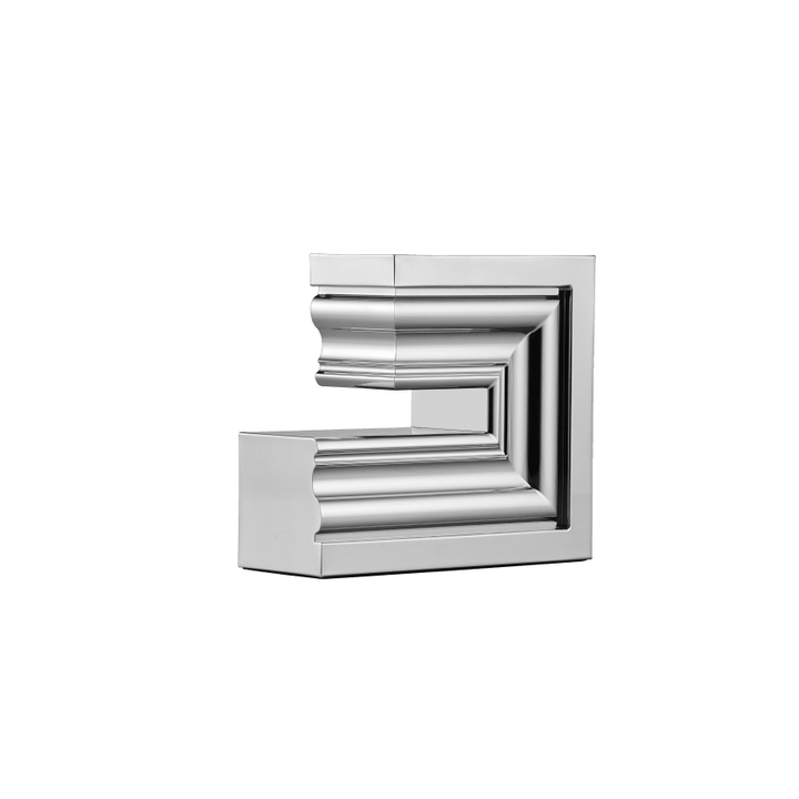 Large Chrome Aluminium Candle Holder N°2 | Perspectives