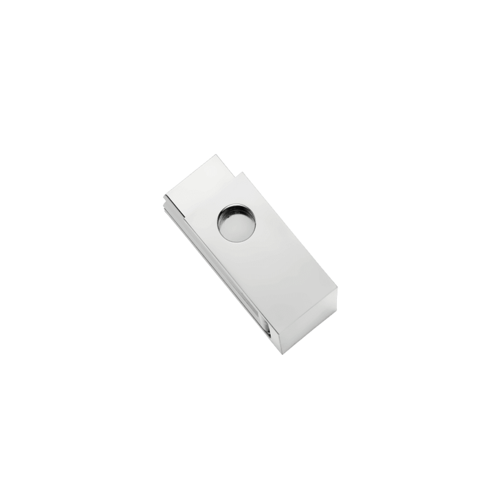 Large Chrome Aluminium Candle Holder N°2 | Perspectives