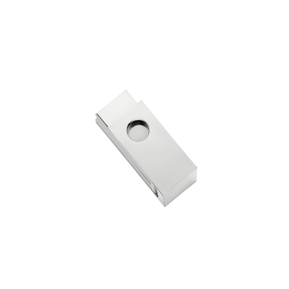 Large Chrome Aluminium Candle Holder N°2 | Perspectives