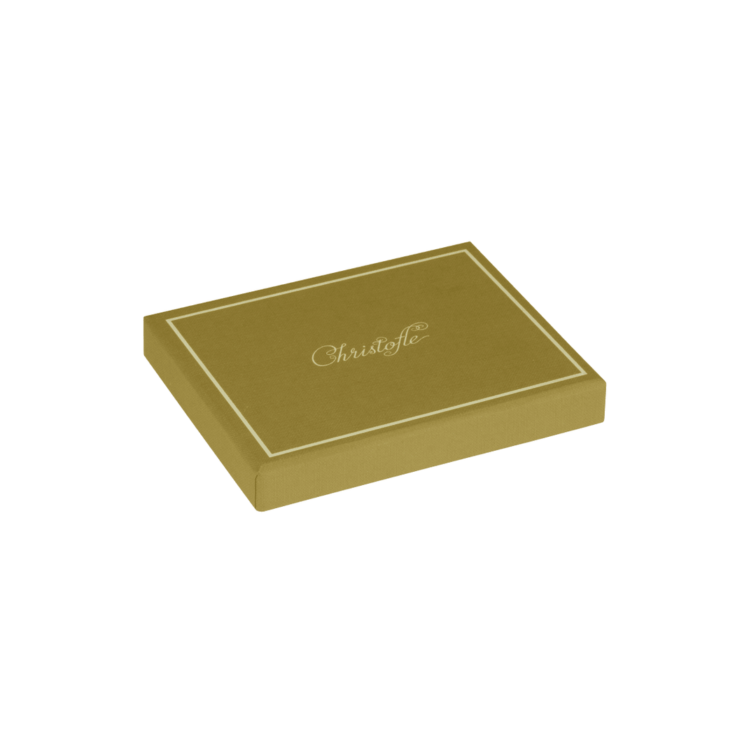 Set of 2 Coasters Rêve Cosmique Palladium Plated Glass