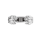 Sterling-Silver Cuff Bracelet Rhodium-Plated Decorative Object