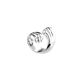 Sterling-Silver Cross Ring Rhodium Plated Decorative Object