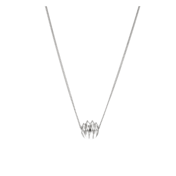 Sterling-Silver Pendant Necklace Rhodium Plated Decorative Object