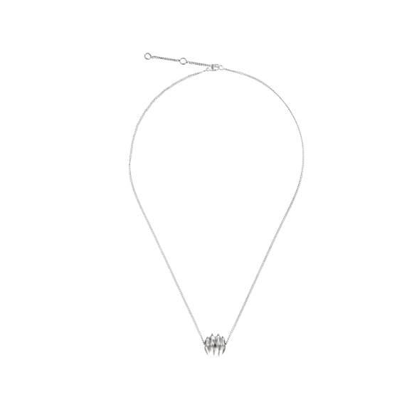 Sterling-Silver Pendant Necklace Rhodium Plated Decorative Object