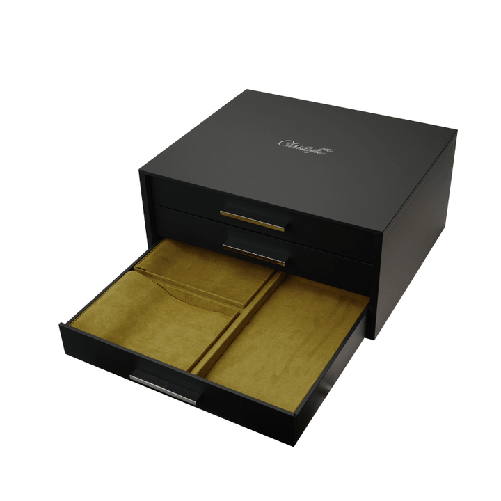 Storage Chest 108 or 120 Pieces - 10 Modules (sold Empty) Silvercare - Christofle Boxes
