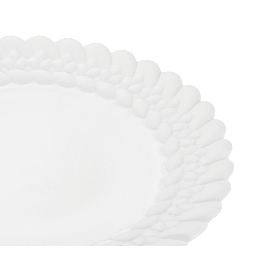 Bread Plate Babylone Porcelain