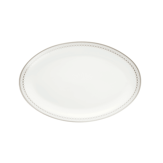 Oval Platter 28 Cm Gold Finish Malmaison Impériale