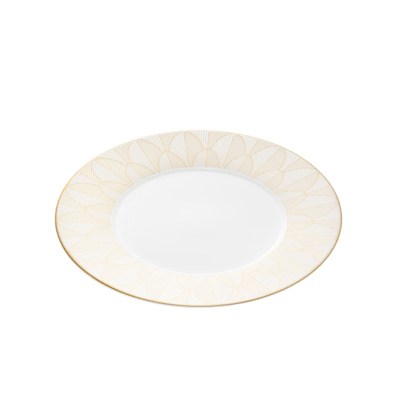 Dinner Plate Gold Finish Malmaison Impériale