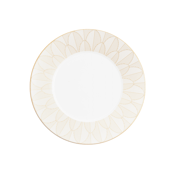 Dinner Plate Gold Finish Malmaison Impériale