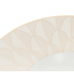 Large Rim Plate Gold Finish Malmaison Impériale Decorative Object