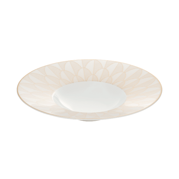 Large Rim Plate Gold Finish Malmaison Impériale Decorative Object