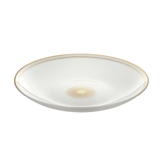 Open Vegetable Dish Gold Finish Malmaison Impériale Serving Utensil