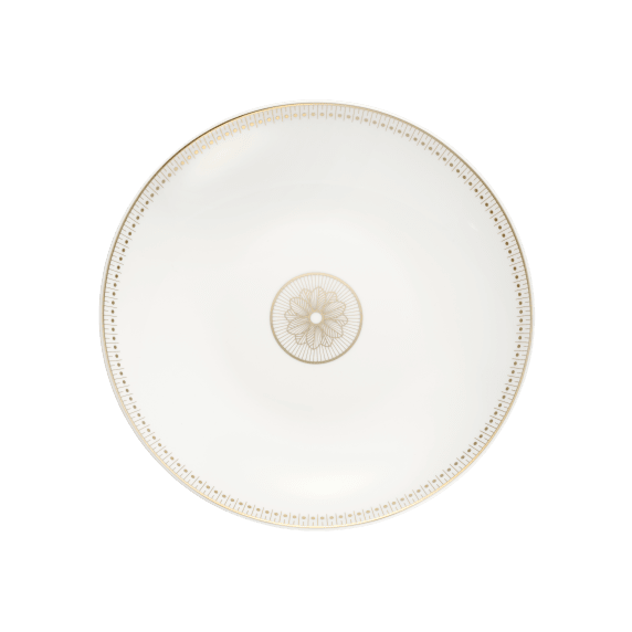 Open Vegetable Dish Gold Finish Malmaison Impériale Serving Utensil