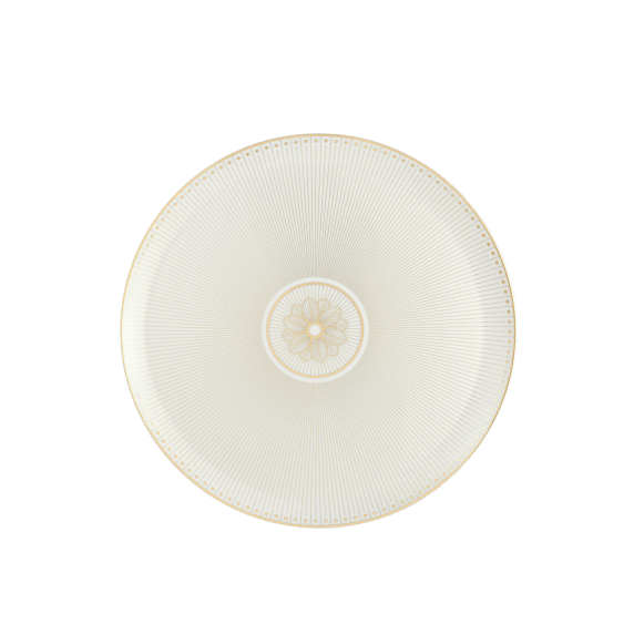 Pie Dish Gold Finish Malmaison Impériale Serving Utensil