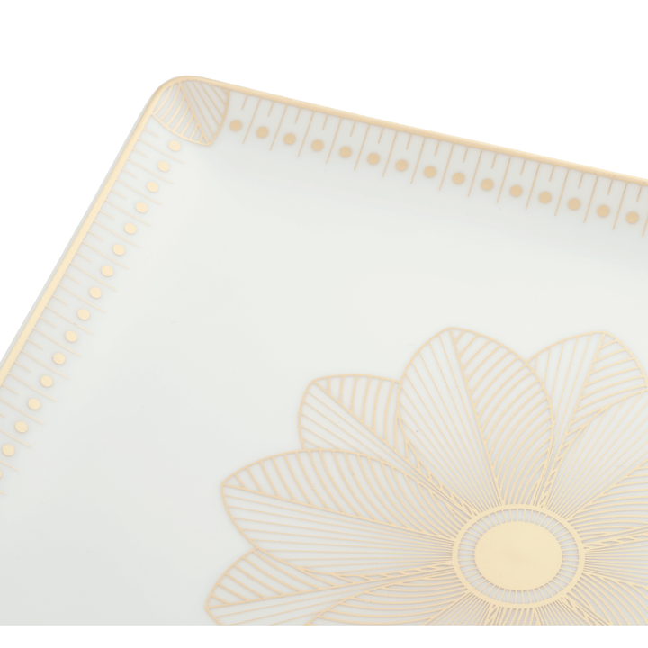 Rectangular Tray Gold Finish - 22 X 20 Cm | Malmaison Impériale