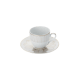 2 Coffee Cup and Saucers Gold Finish Malmaison Impériale