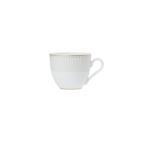 2 Coffee Cup and Saucers Gold Finish Malmaison Impériale