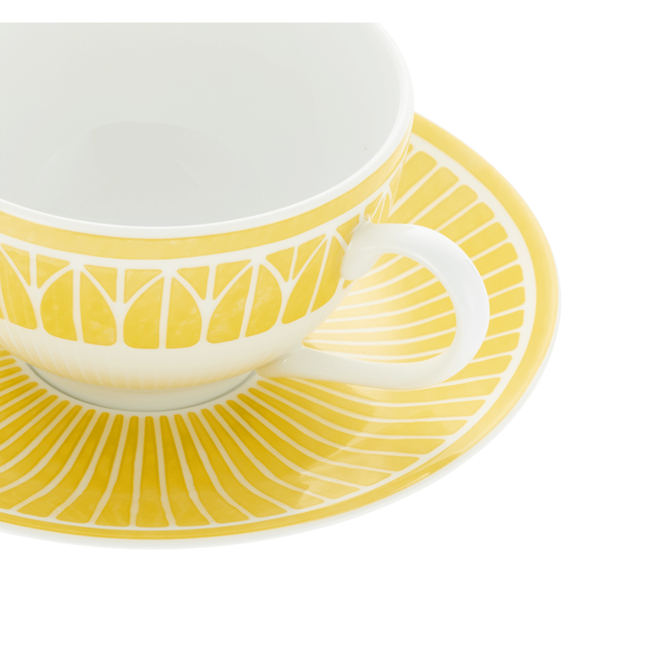 Porcelain Tea/Coffee Cup and Saucer | Malmaison Riviera