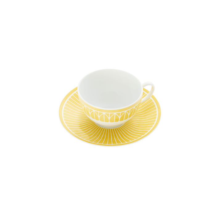 Porcelain Tea/Coffee Cup and Saucer | Malmaison Riviera