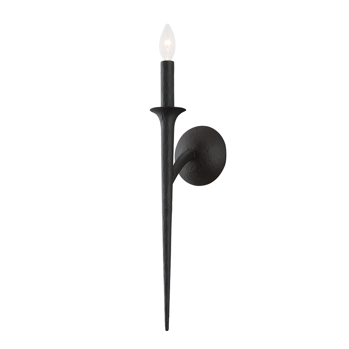 Luca Wall Sconce-Troy Lighting-TROY-B1071-BI-Wall LightingBlack Iron-1-France and Son