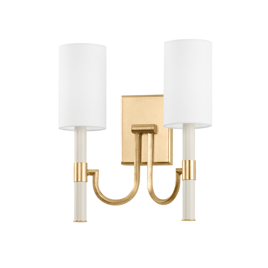 Wall Lighting Gustine Wall Sconce - Vintage Gold Leaf